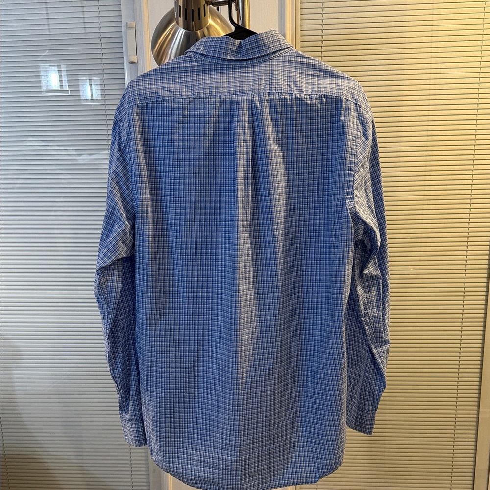 Polo Ralph Lauren Men's Checkered Blue Shirt - Picture 3 of 3